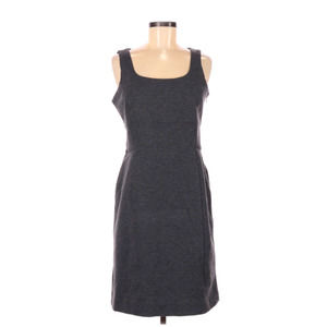 New York & Company Gray Sheath Dress Sleeveless